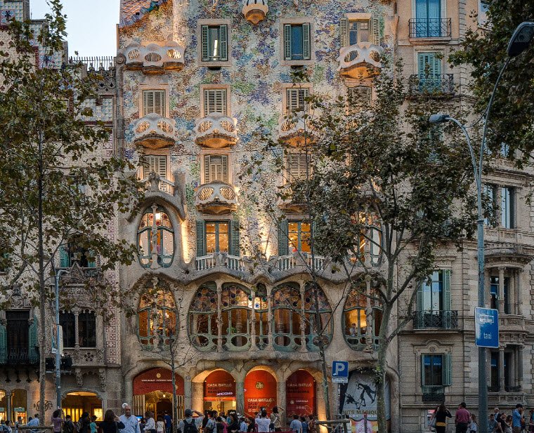 Casa Batlló, Barcelona, Catalonia, Spain